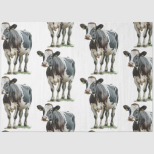 Cow Country Black and White Spots Tissue Paper