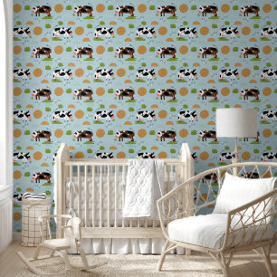Cow Country Nursery  Wallpaper
