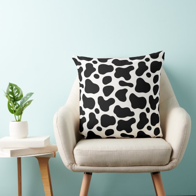 Cow Cow 20x20 Throw Pillow (Chair)