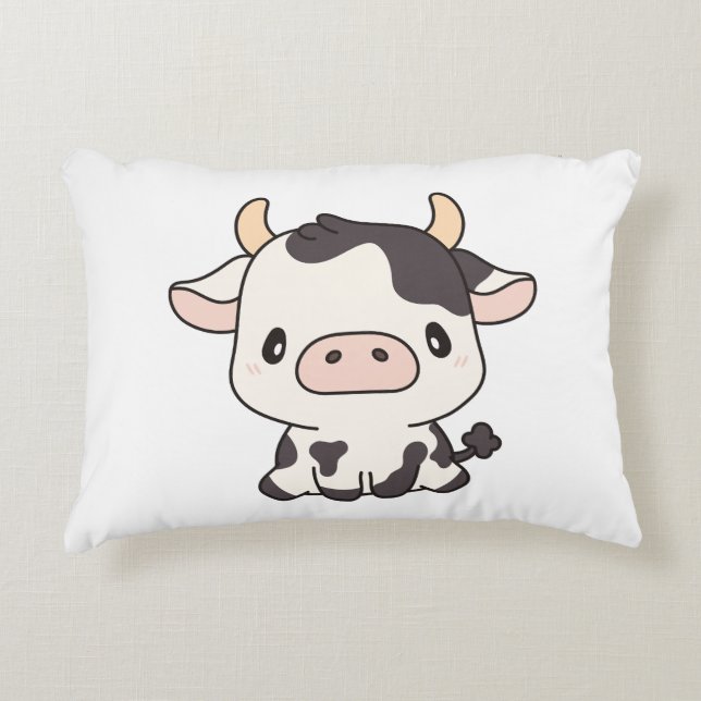 Cow Cow 2  12x16 Accent Pillow (Front)