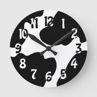 Cow Crazy clock