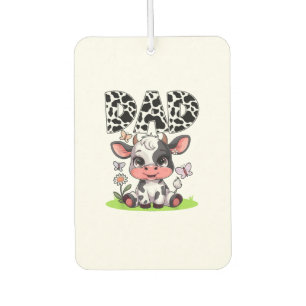 Cow Dad Birthday Family Matching Fathers Day Boy G Air Freshener