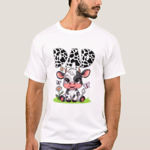 Cow Dad Birthday Family Matching Fathers Day Boy G T-Shirt