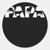 Cow Dad Funny Papa Cow Father Gift 