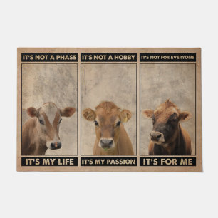 Cow Decor- Custom Personalized- Home Decor Doormat