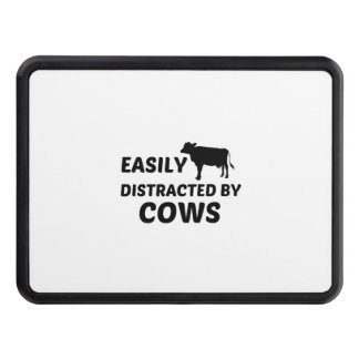 COW EASILY DISTRACTED TRAILER HITCH COVER