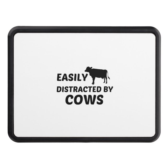 COW EASILY DISTRACTED TRAILER HITCH COVER (Front)
