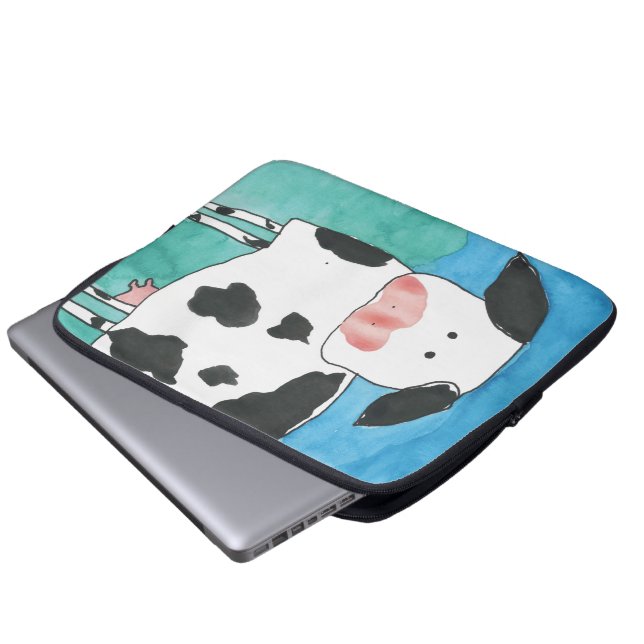 Cow Electronics Bag (Front Bottom)