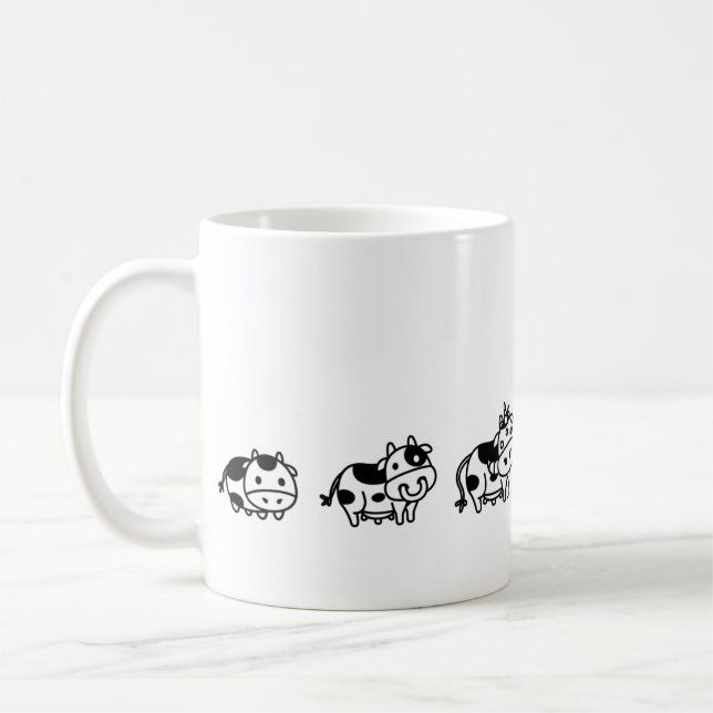 Cow Evolution Mug (Left)