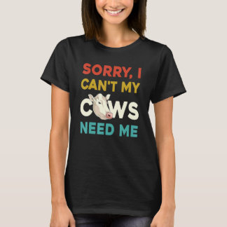 Cow Farm Animal Farmer Farming Cow T-Shirt
