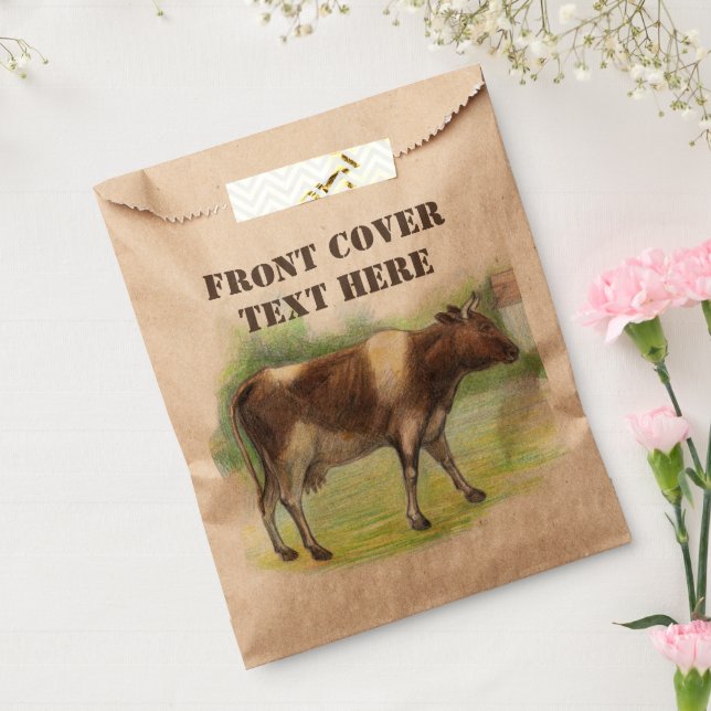 Cow farm  favour bag (Sealed)