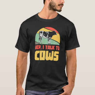 Cow Farmer Beef Agriculture Fun 4 T-Shirt