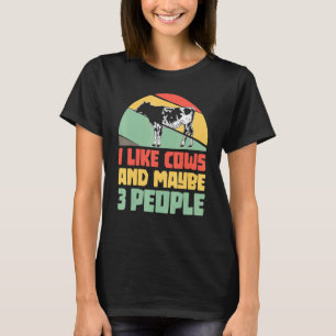 Cow Farmer Beef Agriculture Fun   T-Shirt