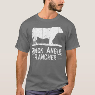 Cow Farmer Black Angus Rancher T-Shirt