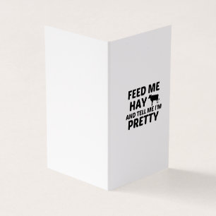 COW FEED HAY BUSINESS CARD