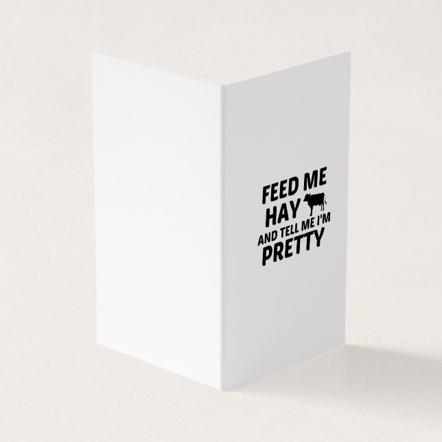 COW FEED HAY BUSINESS CARD (Outside)