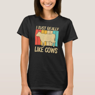 Cow For Men Women Cow Farmer Dairy Farming   1 T-Shirt