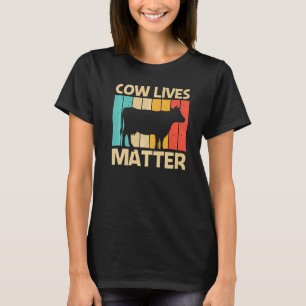 Cow For Men Women Farm Animal Cow Dairy Farmer T-Shirt