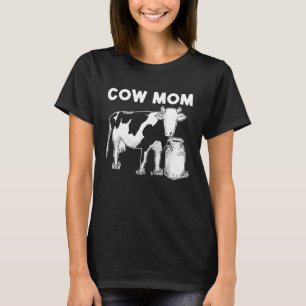 Cow  For Mom Mother Bull Heifer Herd Farm Animal T-Shirt