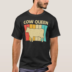 Cow For Women Girls Cow Farmer Dairy Farming T-Shirt