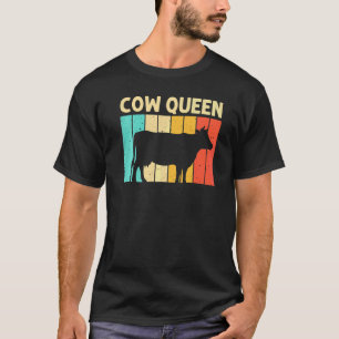 Cow For Women Mom Farm Animal Cow Dairy Farmer T-Shirt
