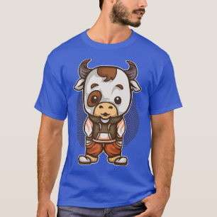 Cow Gift For Kids Udder Farmer T-Shirt