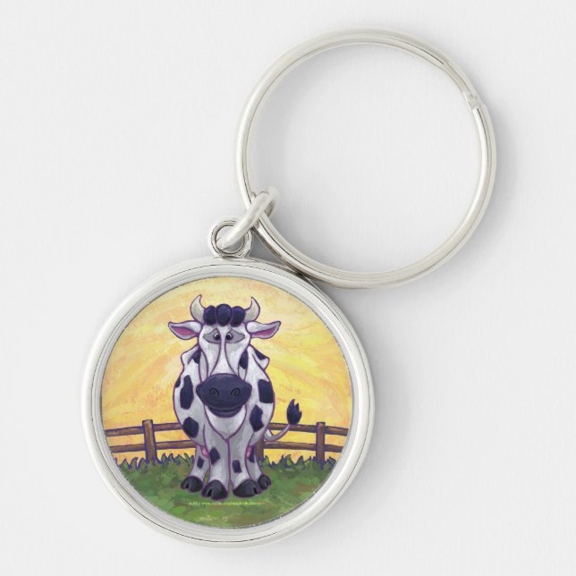 Cow Gifts & Accessories Keychain (Front)