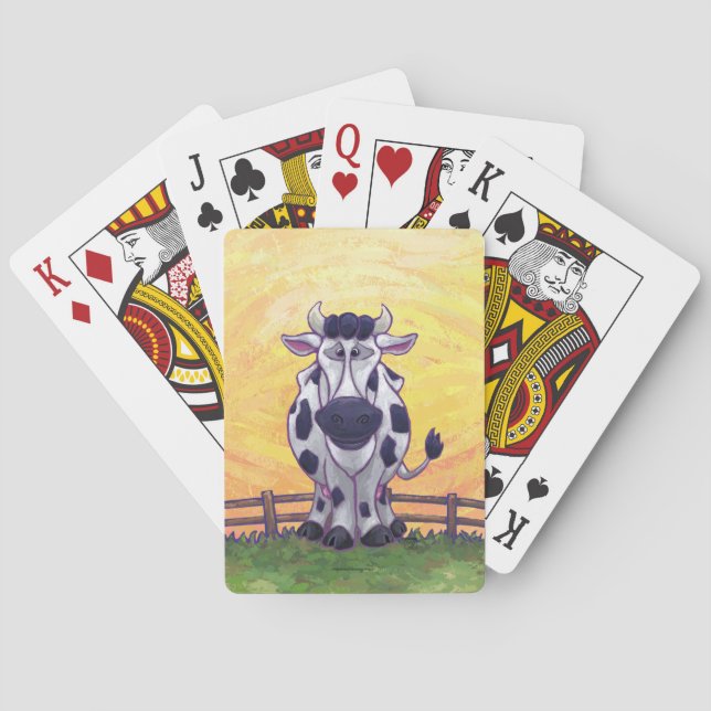 Cow Gifts & Accessories Playing Cards (Back)