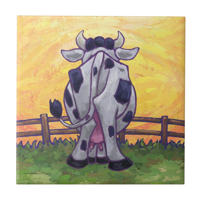 Cow Gifts & Accessories Tile (Front)