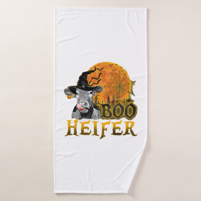 Cow Halloween Bath Towel (Bath Towel)