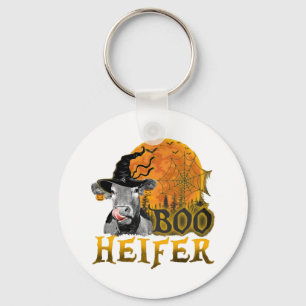 Cow Halloween Keychain