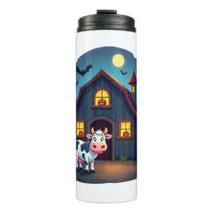 Cow & Haunted Barn Thermal Tumbler