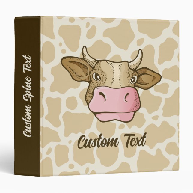 Cow Head Binder (Front/Spine)