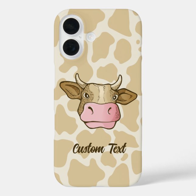 Cow Head Case-Mate iPhone Case (Back)
