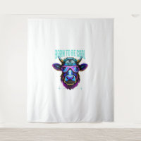 Cow head, cow glasses, funny, Born, to be, cool, c