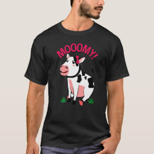 Cow Heifer Mom Baby Mommy Moo Moomy Cow T-Shirt