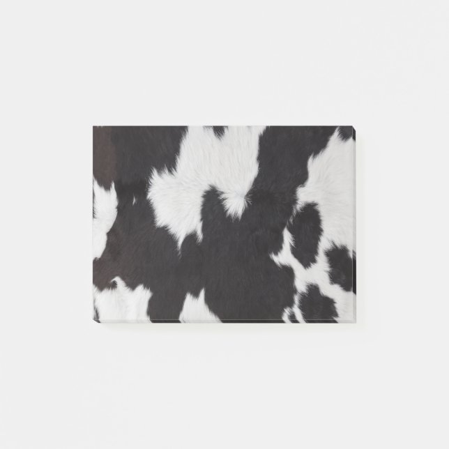 Cow hide Black White   Post-it Notes (Front)