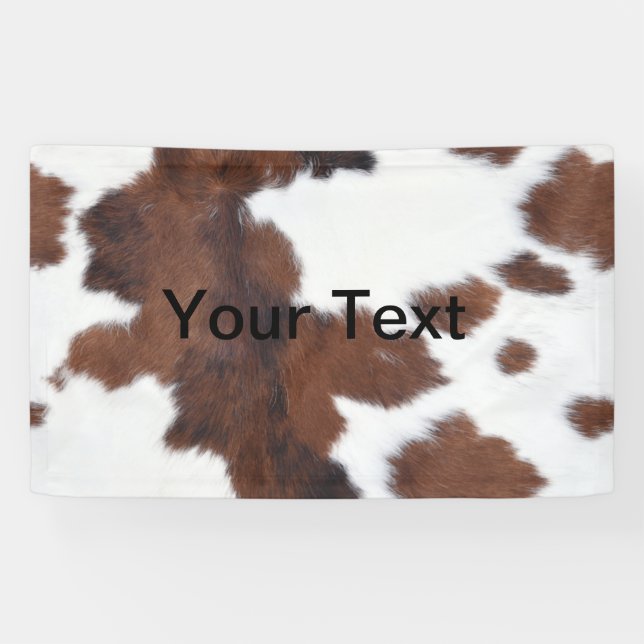 cow hide brown white   banner (Horizontal)