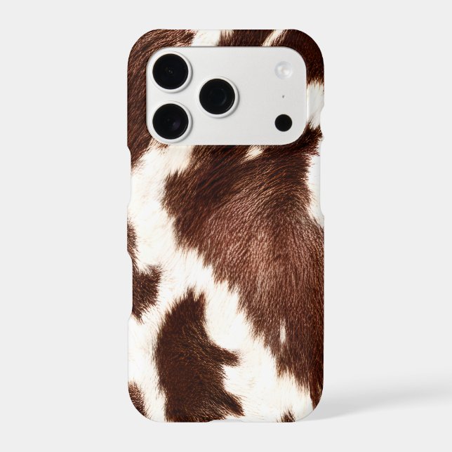 Cow Hide Design Throw Pillow (Back)