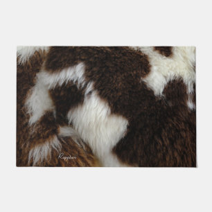 Cow Hide Doormat