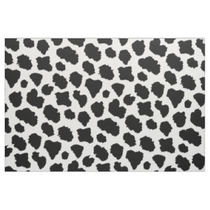 Cow hide print patterned fabric