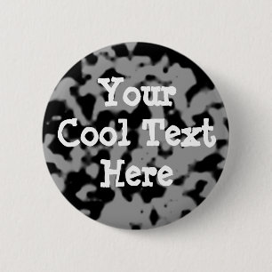 Cow Hide - Template 2 Inch Round Button