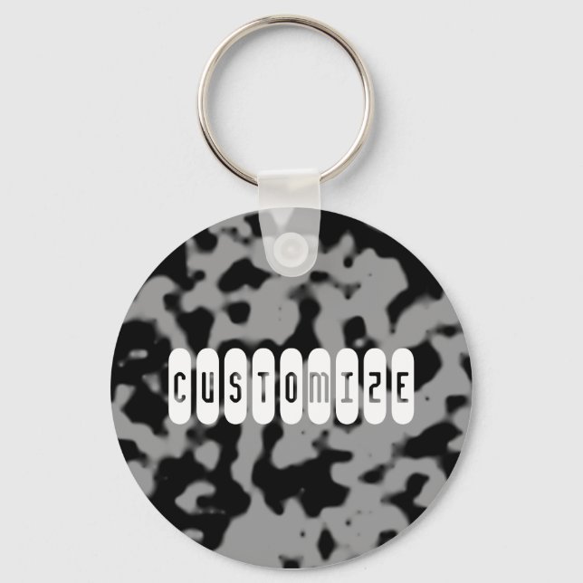 Cow Hide - Template Keychain (Front)