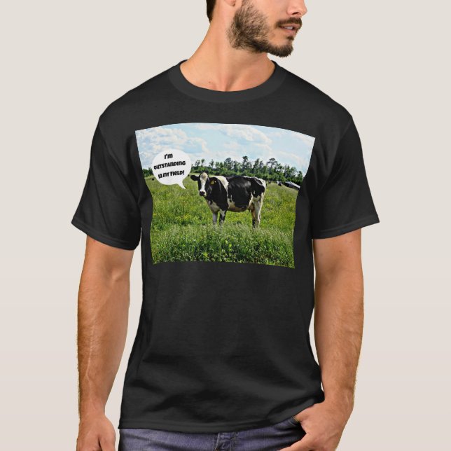 Cow Humour T-Shirt (Front)