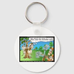 Cow Hunting Season Funny Tees Mugs Cards & Gifts Keychain