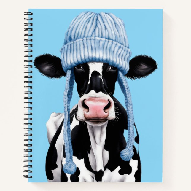 Cow in a hat. notebook (Front)