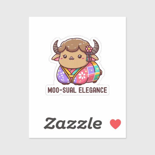 Cow in Elegance in Highland (Sheet)