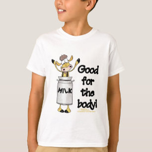Cow in Milk Can T-Shirt