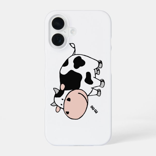 Cow iPhone 16 Case (Back)
