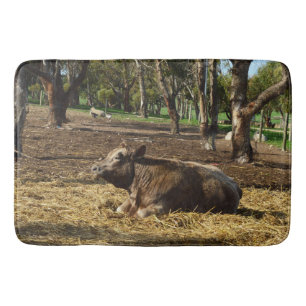 Cow Its A Farm Life, Memory Foam Bathmat